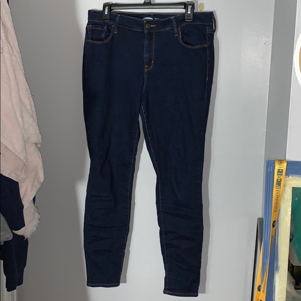 Dark Blue Denim Jeans